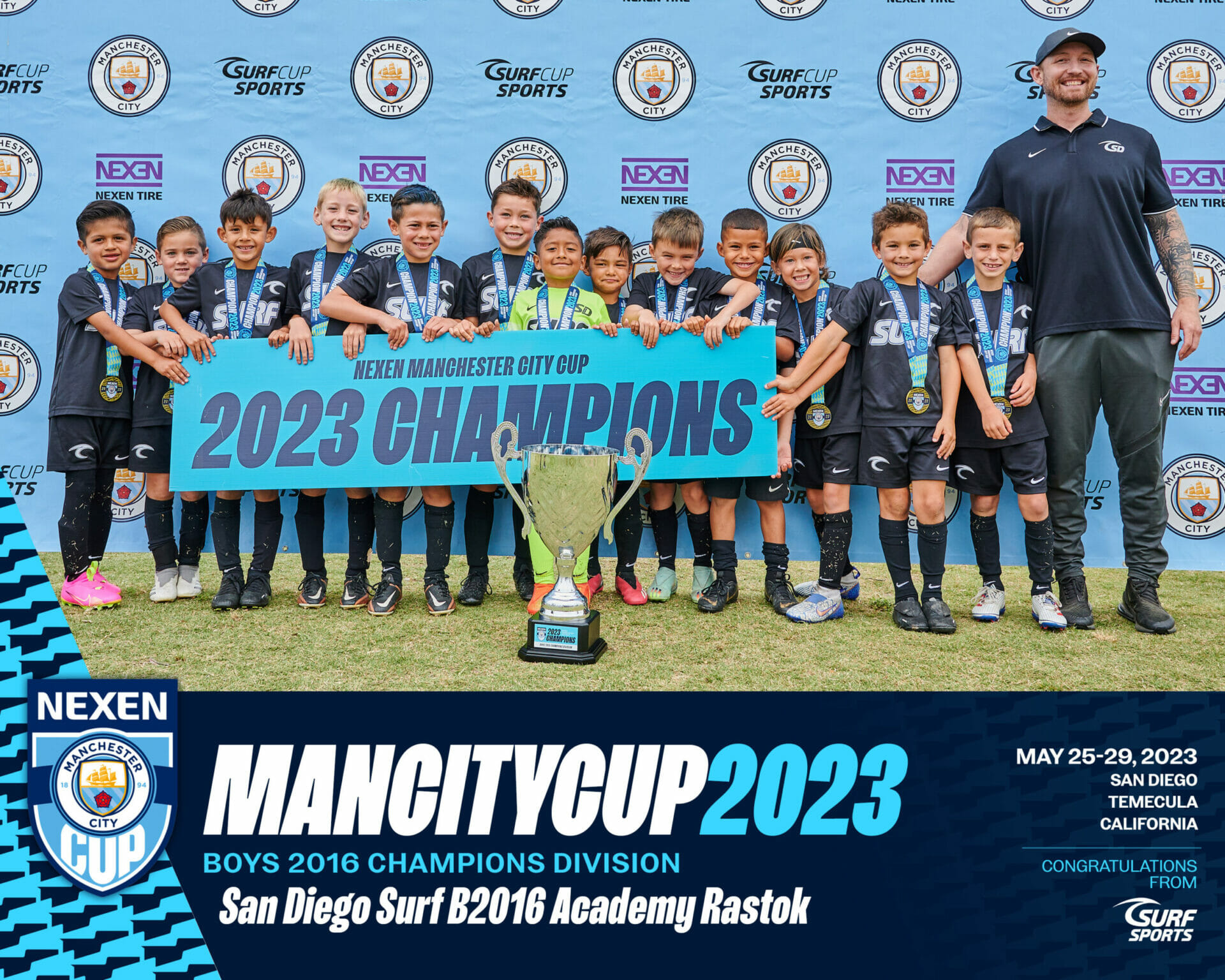 Man City Cup 2022 Success - San Diego Surf Soccer Club