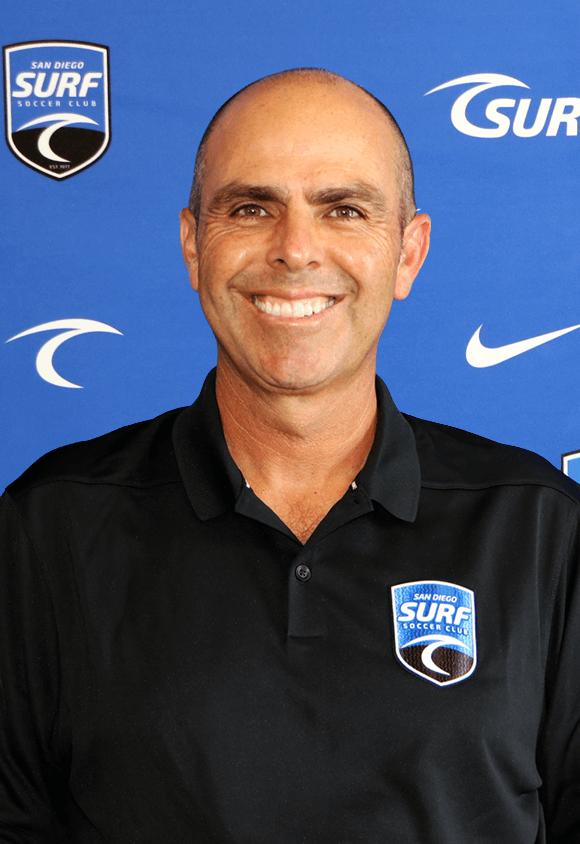 Coach: Brian Aleu - San Diego Surf Soccer Club