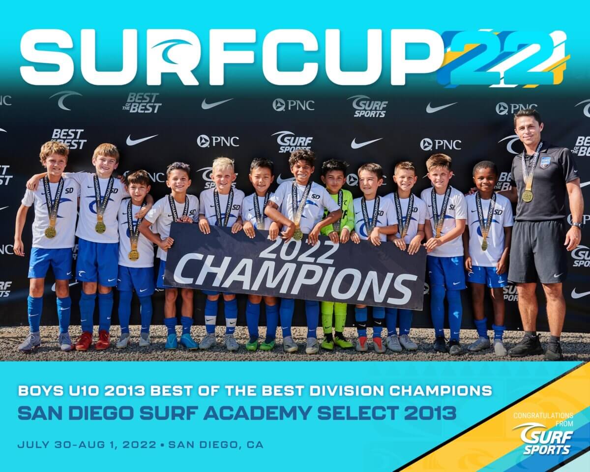 2022 Surf Cup Success - San Diego Surf Soccer Club