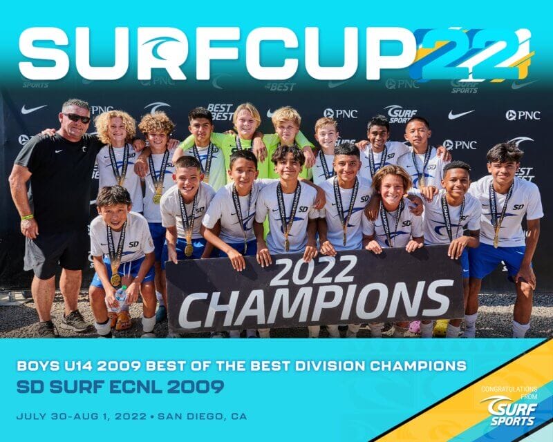 2022 Surf Cup Success - San Diego Surf Soccer Club