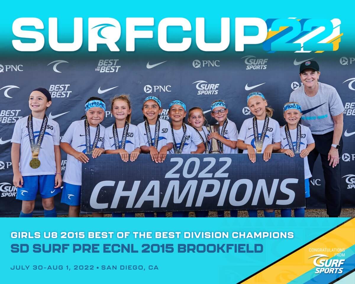 2022 Surf Cup Success - San Diego Surf Soccer Club