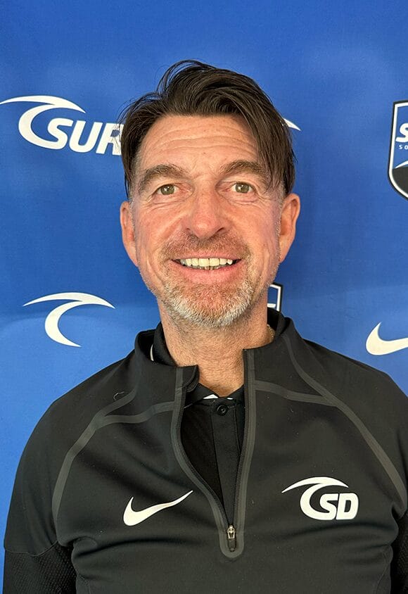 Coach Billy Garton San Diego Surf Soccer Club