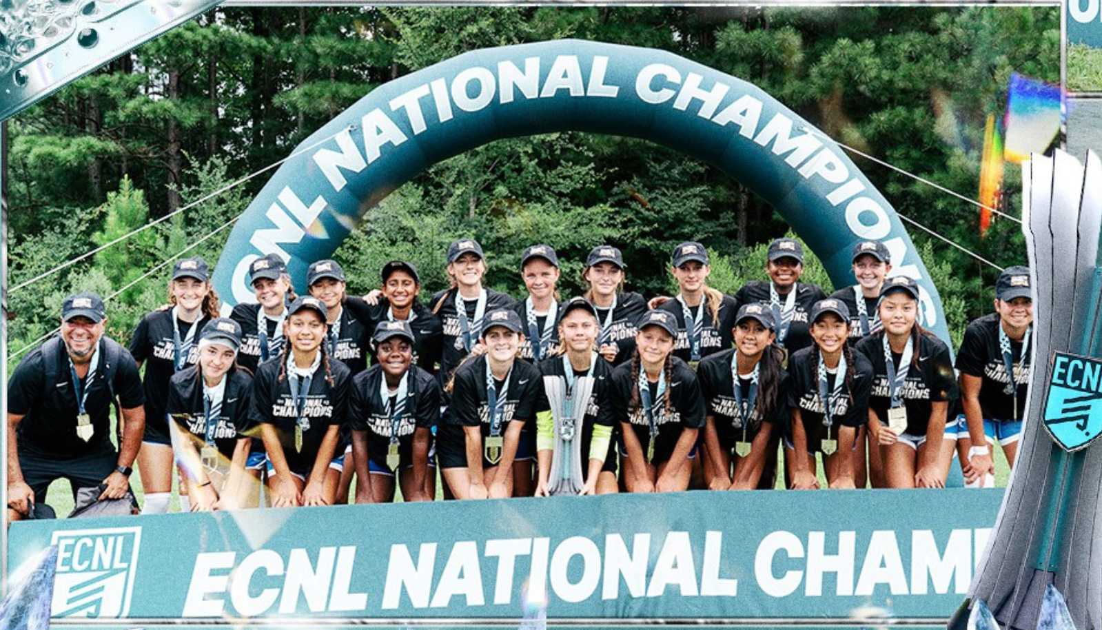 U14 Girls ECNL National Champions – San Diego Surf 2025